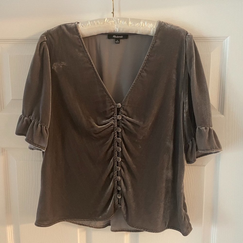 Madewell Daylight Velvet Top